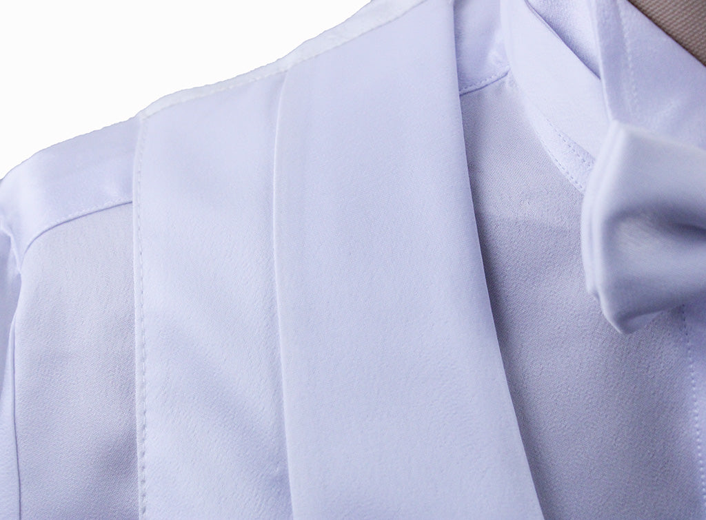 Brand New! Issued By Ellie May White Satin Formal Set 41