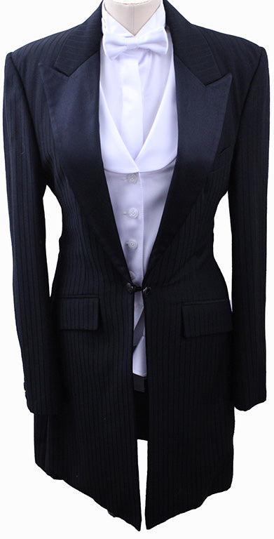 Men's Formal Carl Meyers Black Shadow Stripe with THREE Jods