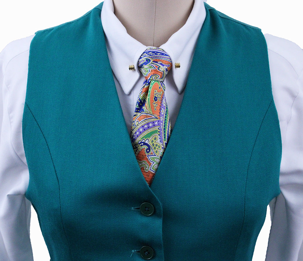 Vest Marsha DeArriaga Jade Green