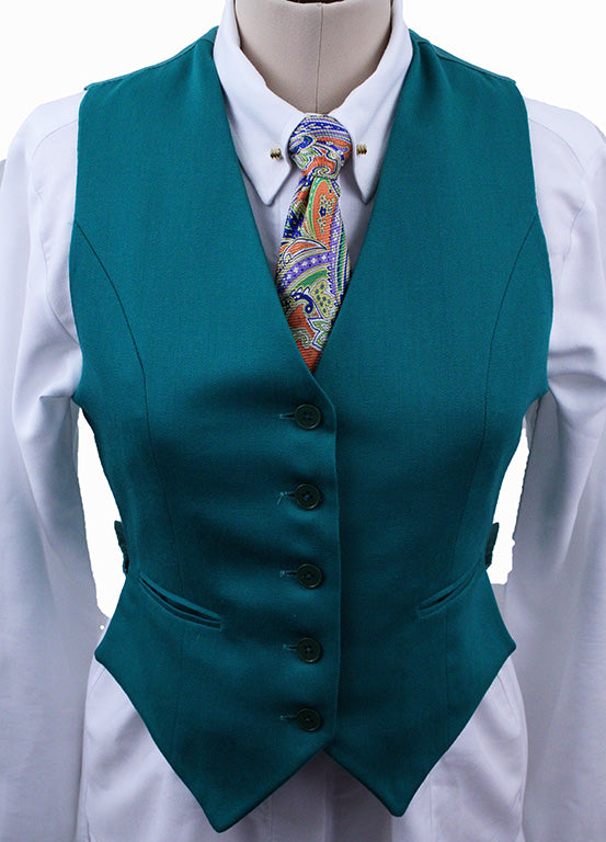 Vest Marsha DeArriaga Jade Green