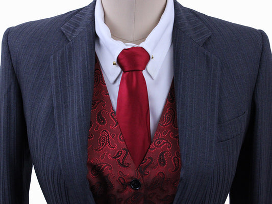 Men's Day Suit Carl Meyers Steel Shadow Stripe