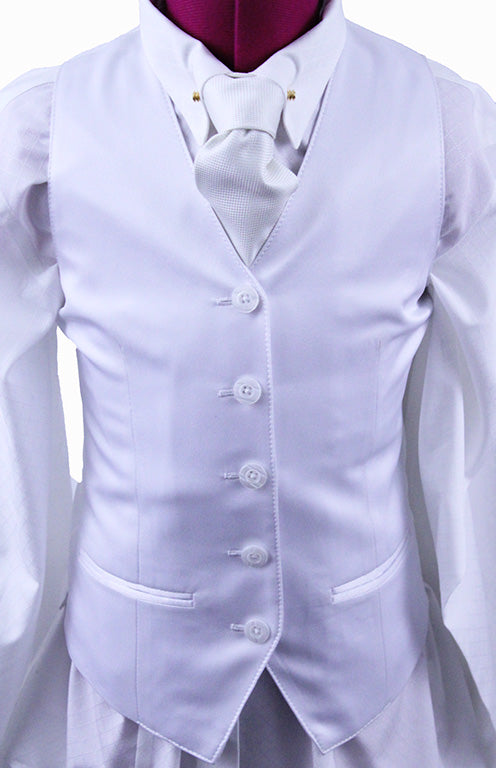 Issued By Ellie May White Satin Vest 27