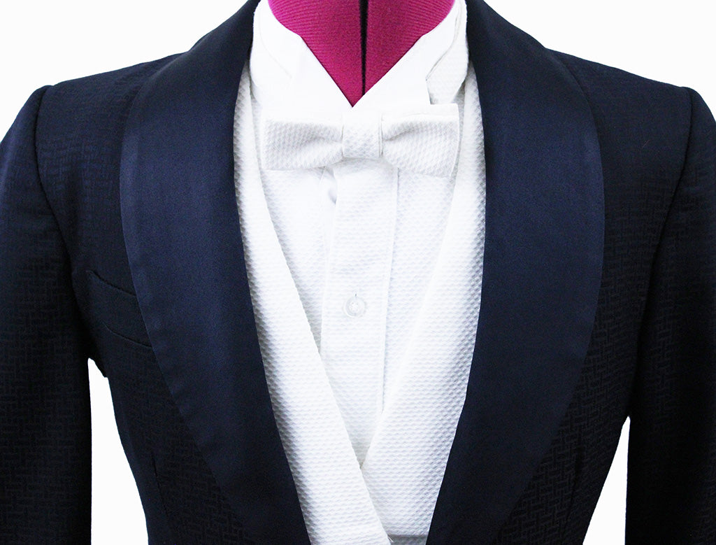 Formal Coat Becker Brothers Navy Rectangular Sheen