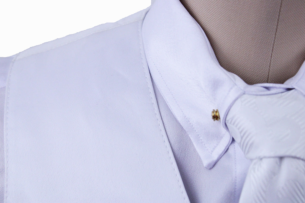 Issued By Ellie May White Satin Vest 33