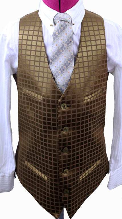 BRAND NEW! Becker Brothers Copper Square Sheen Boy's Vest