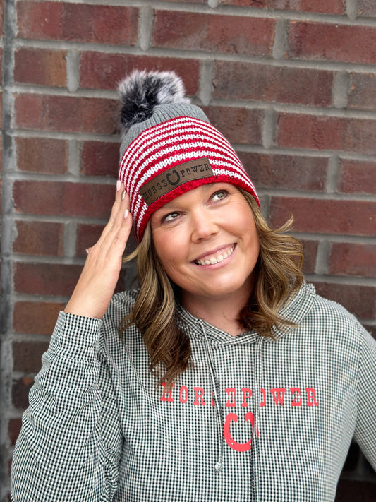 Winter Pom Hat Horsepower