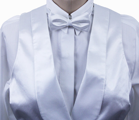 Formal Set Becker Brothers White Satin