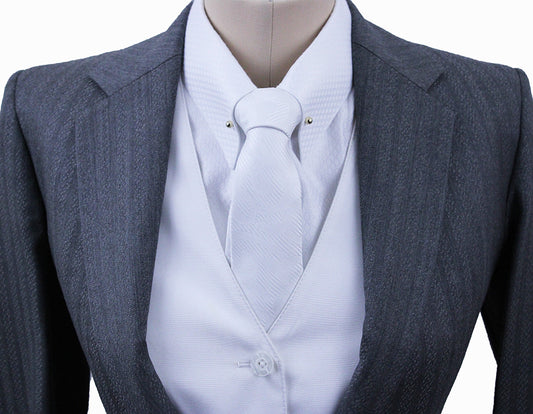 Day Suit Becker Brothers Medium Grey Shadow Stripe and Raindash