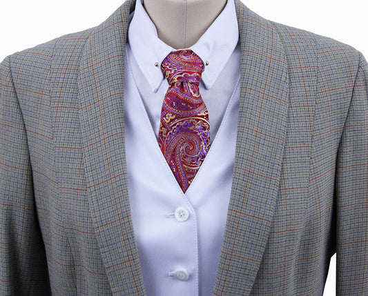 Day Coat LeCheval Tan with Blue and Orange Windowpane