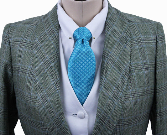 Day Coat Becker Brothers Sage with Blue and Brown Glenplaid