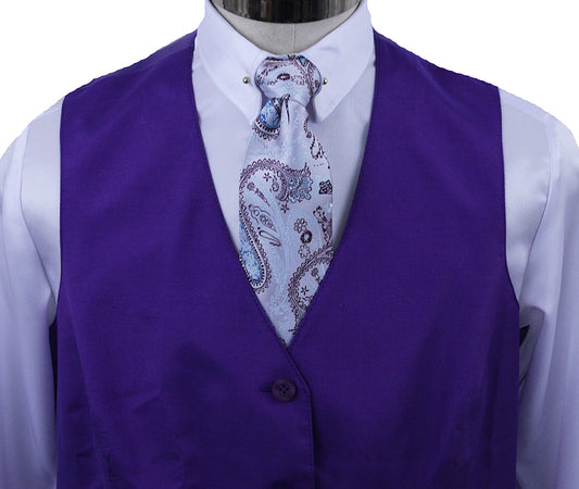 Issued By Ellie May Purple Sateen Vest