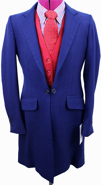 Day Suit Becker Brothers Navy Glenplaid