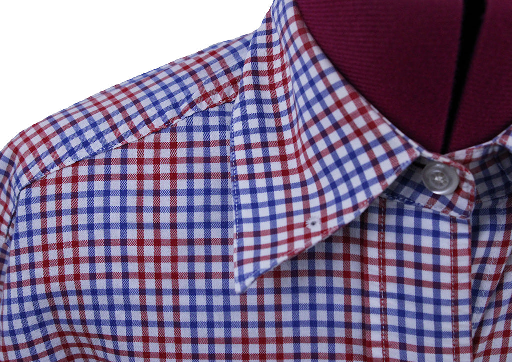 Shirt Becker Brothers Red and Blue Gingham