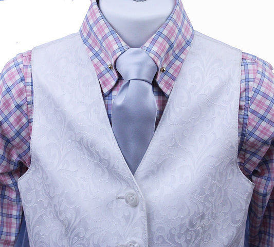 Issued By Ellie May White Paisley Vest 24