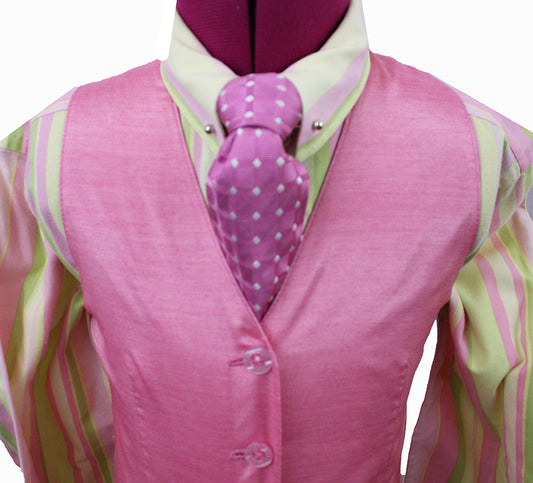 Issued By Ellie May Pink Sateen Vest