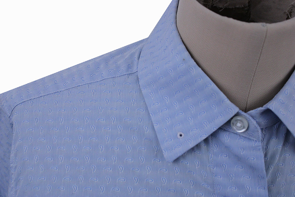 Shirt DeRegnaucourt Light Blue Paisley