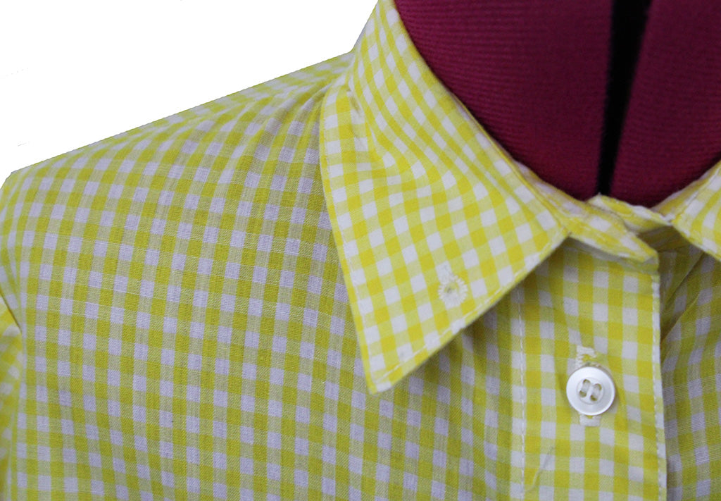 Shirt Scintilla Yellow Gingham