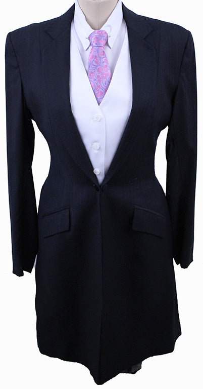 Day Suit Chavez Navy Herringbone