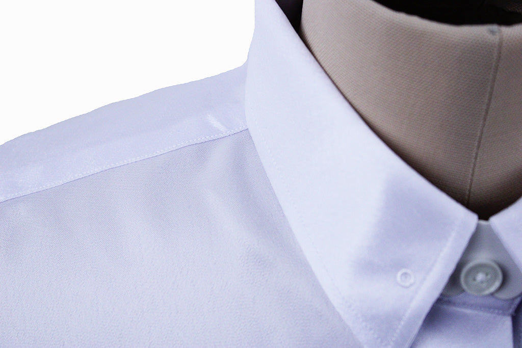 Issued By Ellie May White Satin Shirt 51