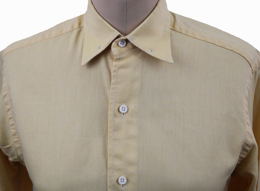 Shirt Carl Meyers Yellow Pindot