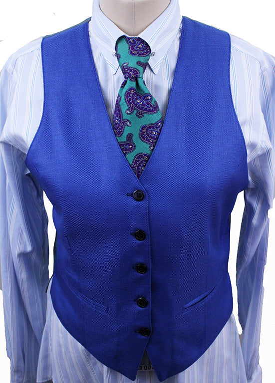 Vest Carl Meyers Blue Nailhead