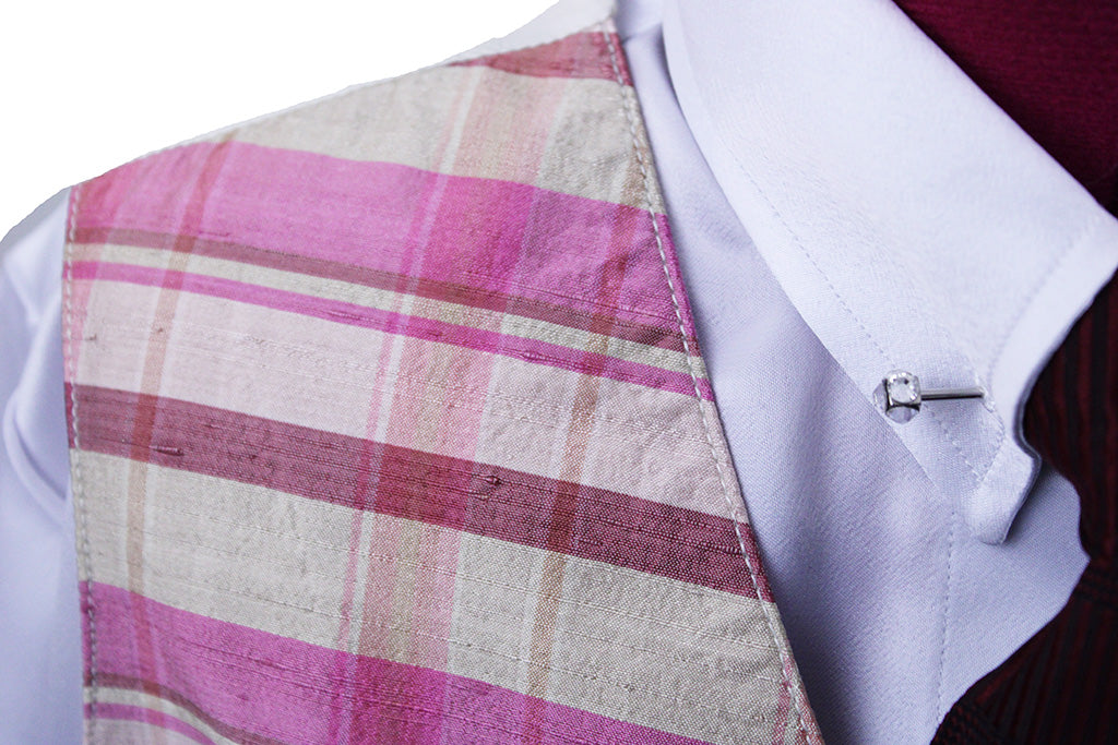 Vest Hartmeyer Pink Plaid