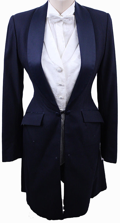 Formal Custom Navy Shadow and Pinstripe