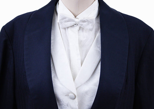 Formal Guergens Navy Herringbone