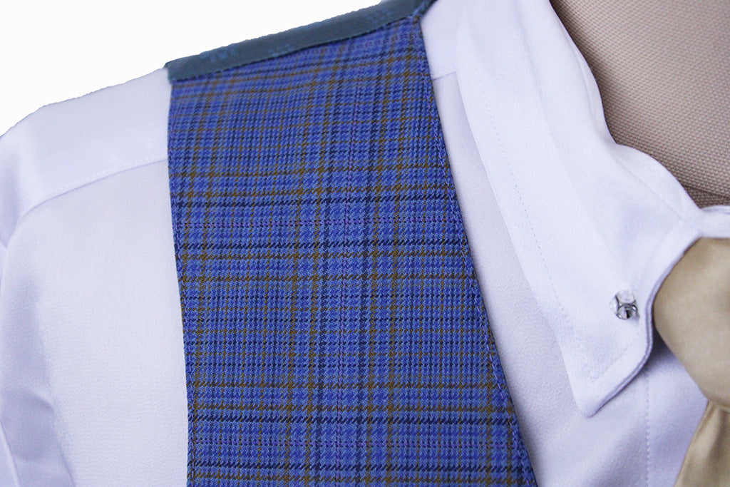 Vest Becker Brothers Blue with Gold Glenplaid