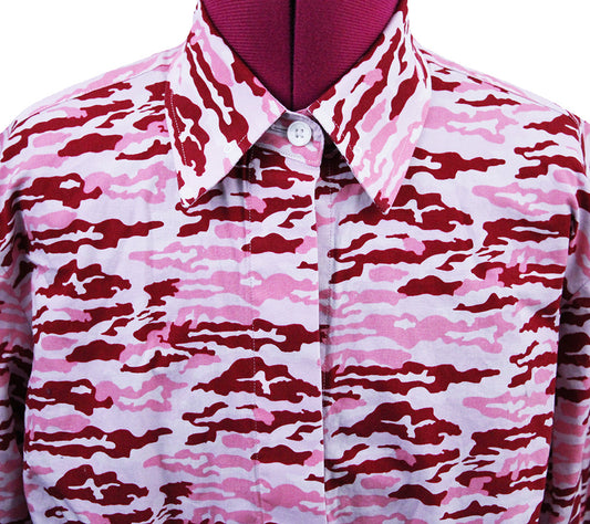 Shirt Issued By Ellie May Pink and Berry Camo