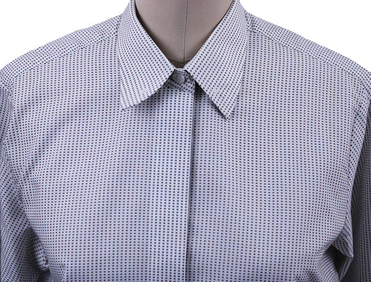 Shirt Issued By Ellie May White with Brown Square