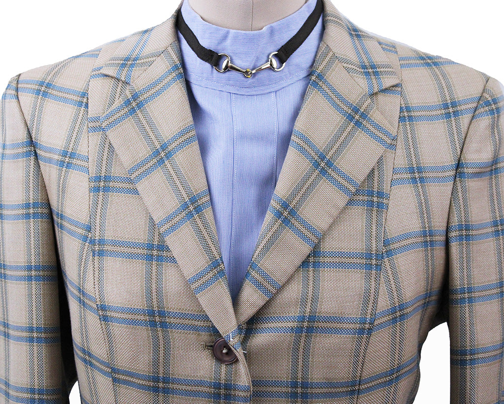 Hunt Coat Becker Brothers Gold with Aqua Windowpane