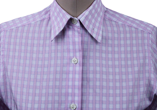 Shirt Show Season Pink, White, and Blue Box Check