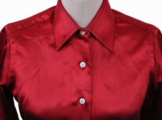 Shirt Show Season Red Satin