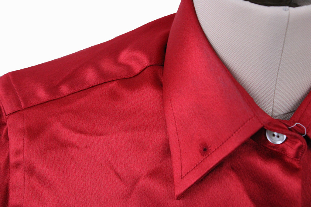 Shirt Show Season Red Satin