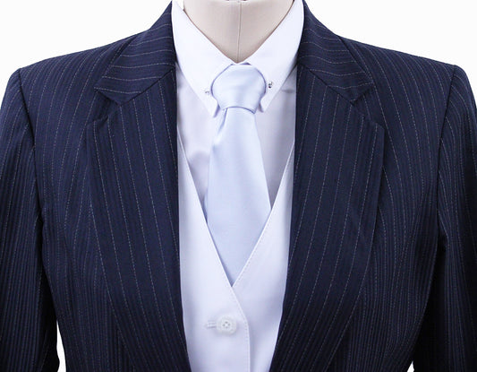 Day Suit JLC Navy Shadow Stripe with White Pinstripe with TWO JODS