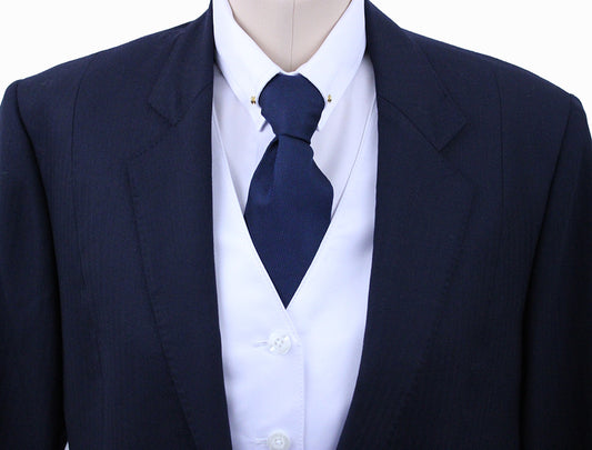 Day Suit LeCheval Navy Herringbone