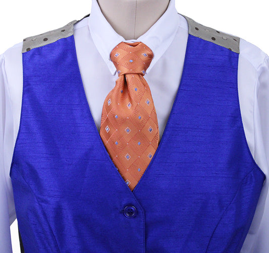 Vest Hartmeyer Royal Blue Sateen