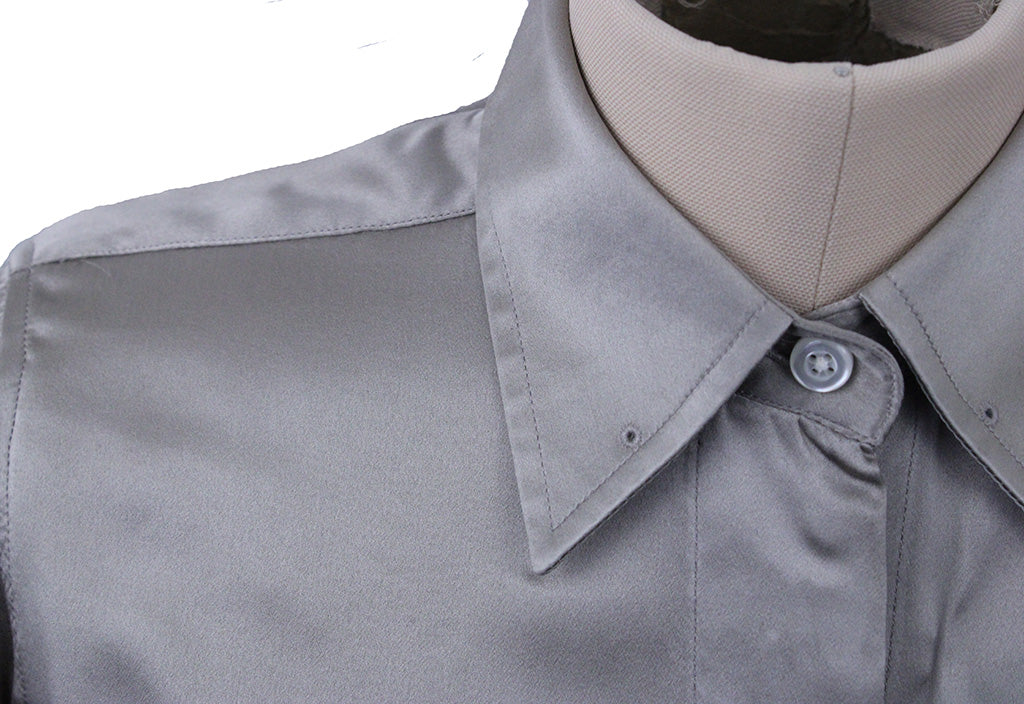 Shirt DeRegnaucourt Taupe Satin