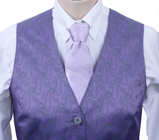 Issued By Ellie May Lavender Paisley Vest