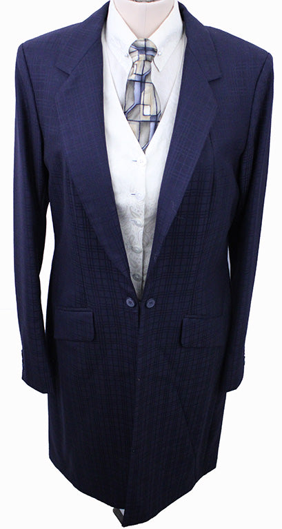 Day Suit Marsha DeArriaga Navy Shadow Glenplaid