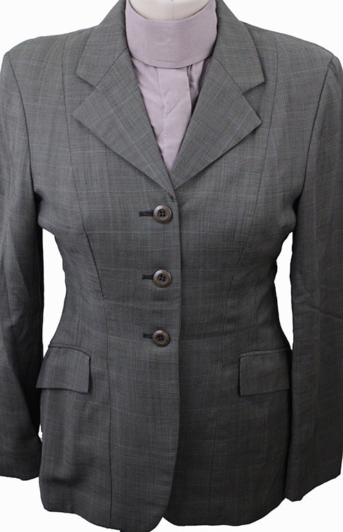 Hunt Coat Grand Prix Tan Glenplaid with Light Blue Windowpane