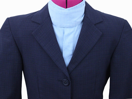 Youth Hunt Coat Navy Windowpane