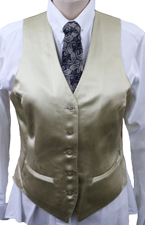 Vest Becker Brothers Gold Satin