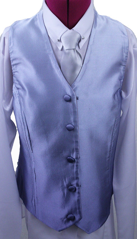 Vest Custom Reversible Periwinkle and Purple Ombre