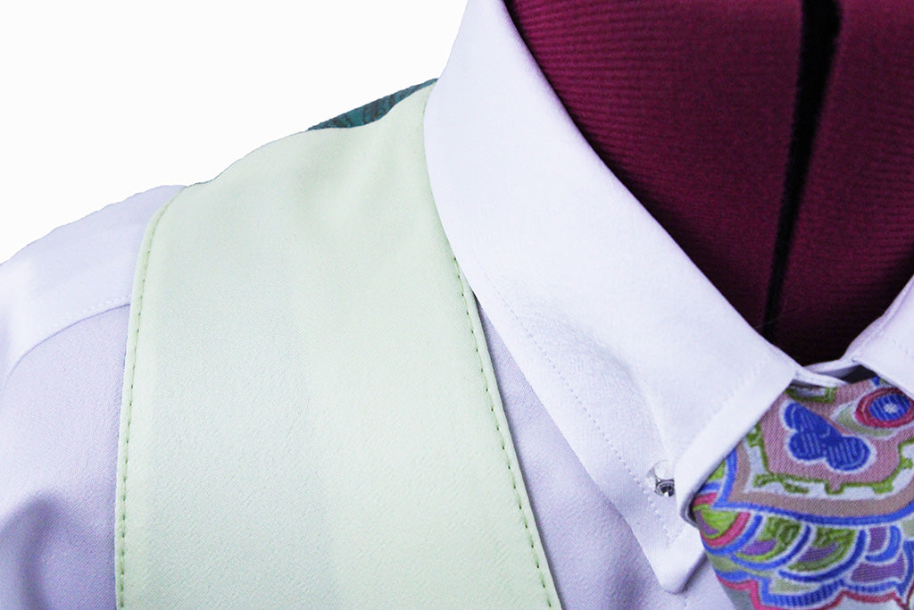 Issued By Ellie May Spring Green Satin Vest