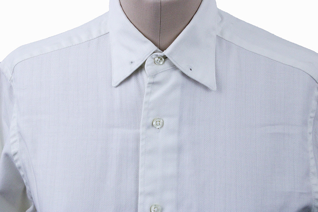 Shirt Carl Meyers Ivory Herringbone