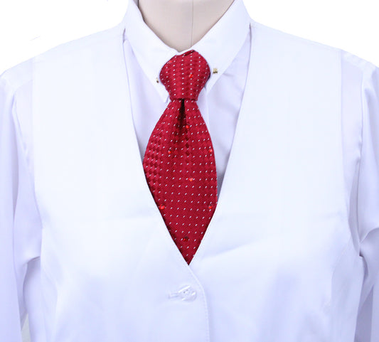 Issued By Ellie May White Satin Vest 34