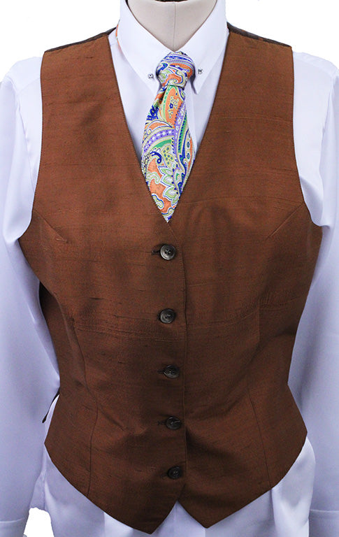 Vest DeRegnaucourt Copper Silk