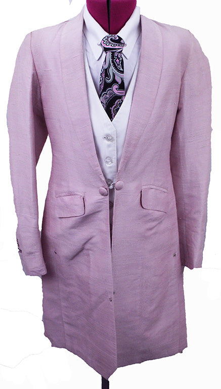 Day Coat Chavez Light Pink Silk